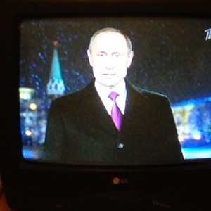 力強く落ち着いたプーチンの挨拶