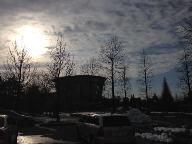 影絵の様な美術館。ちょっと宇宙ちっく