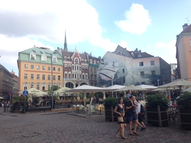 旧市街の真ん中