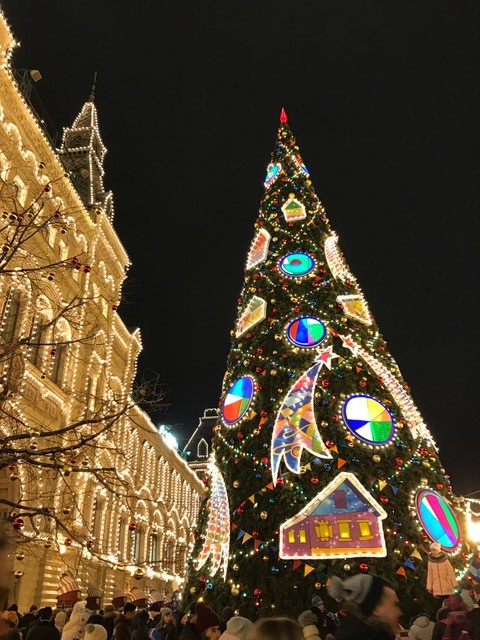 赤の広場にあるツリー