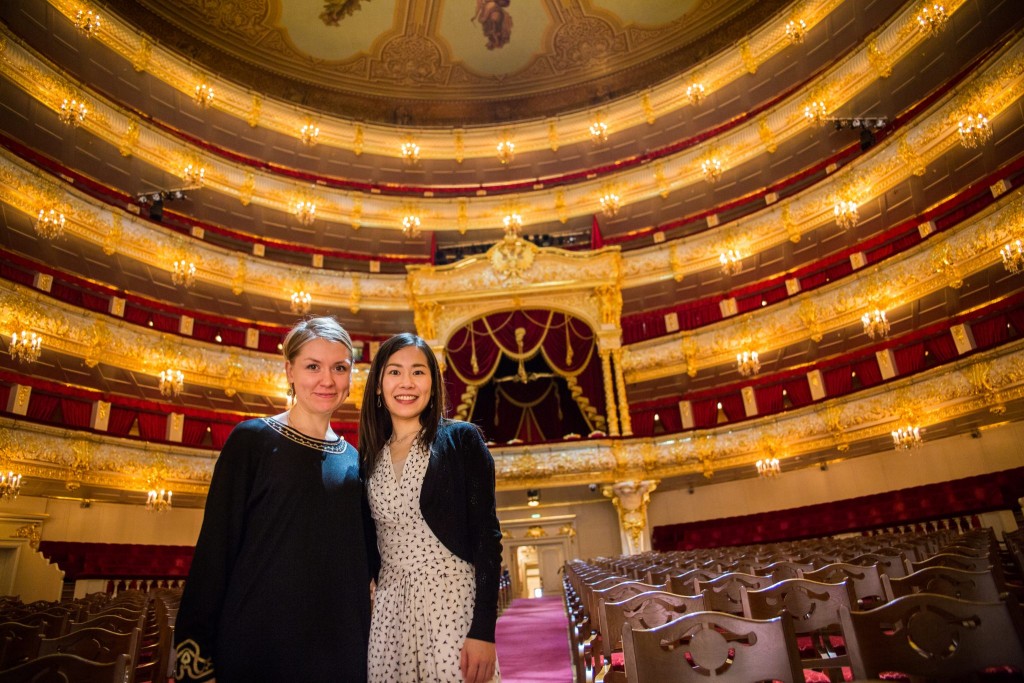 ボリショイ劇場美術部のスタッフさんと